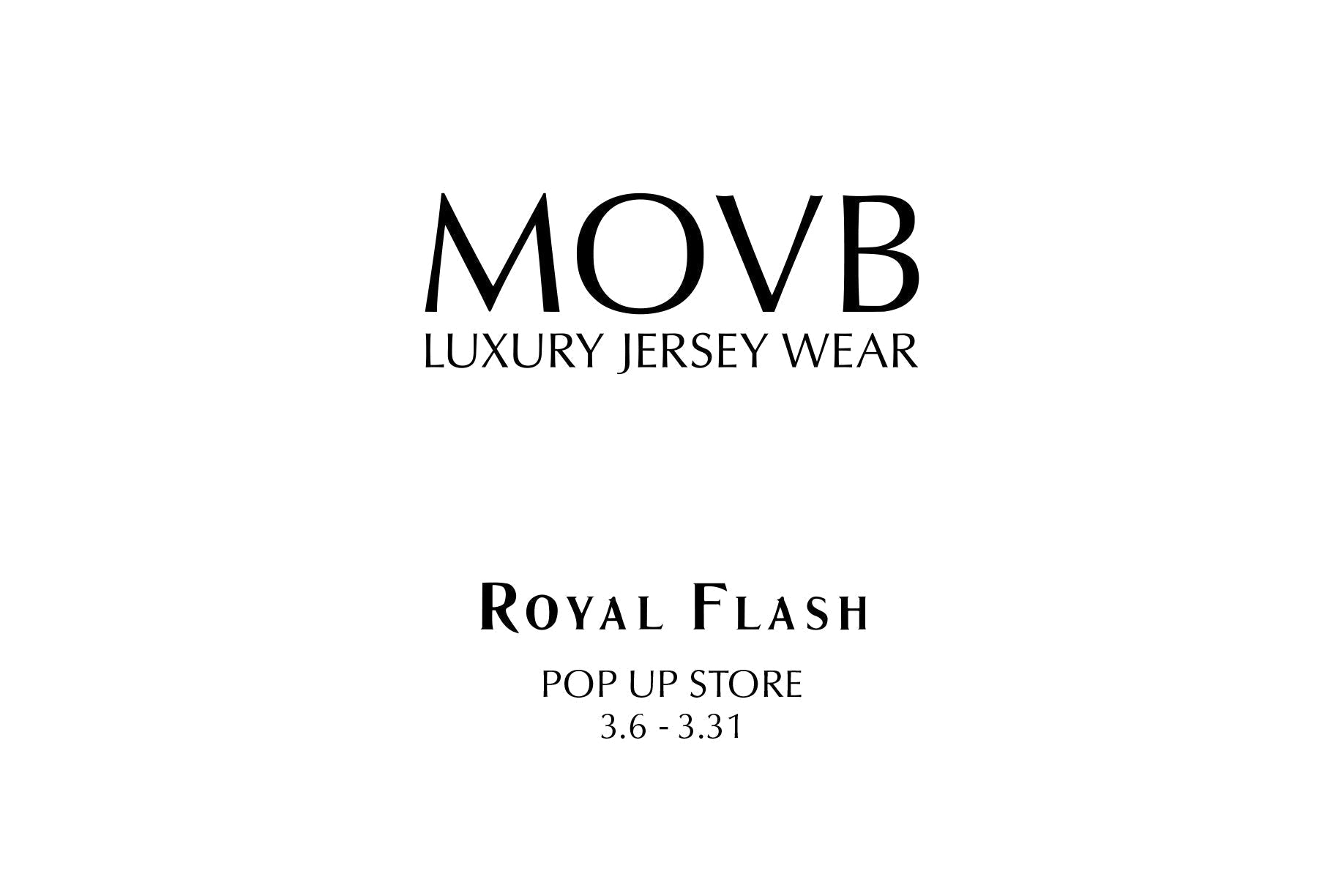 ROYAL FLASH 六本木、上野 POP UP STORE開催