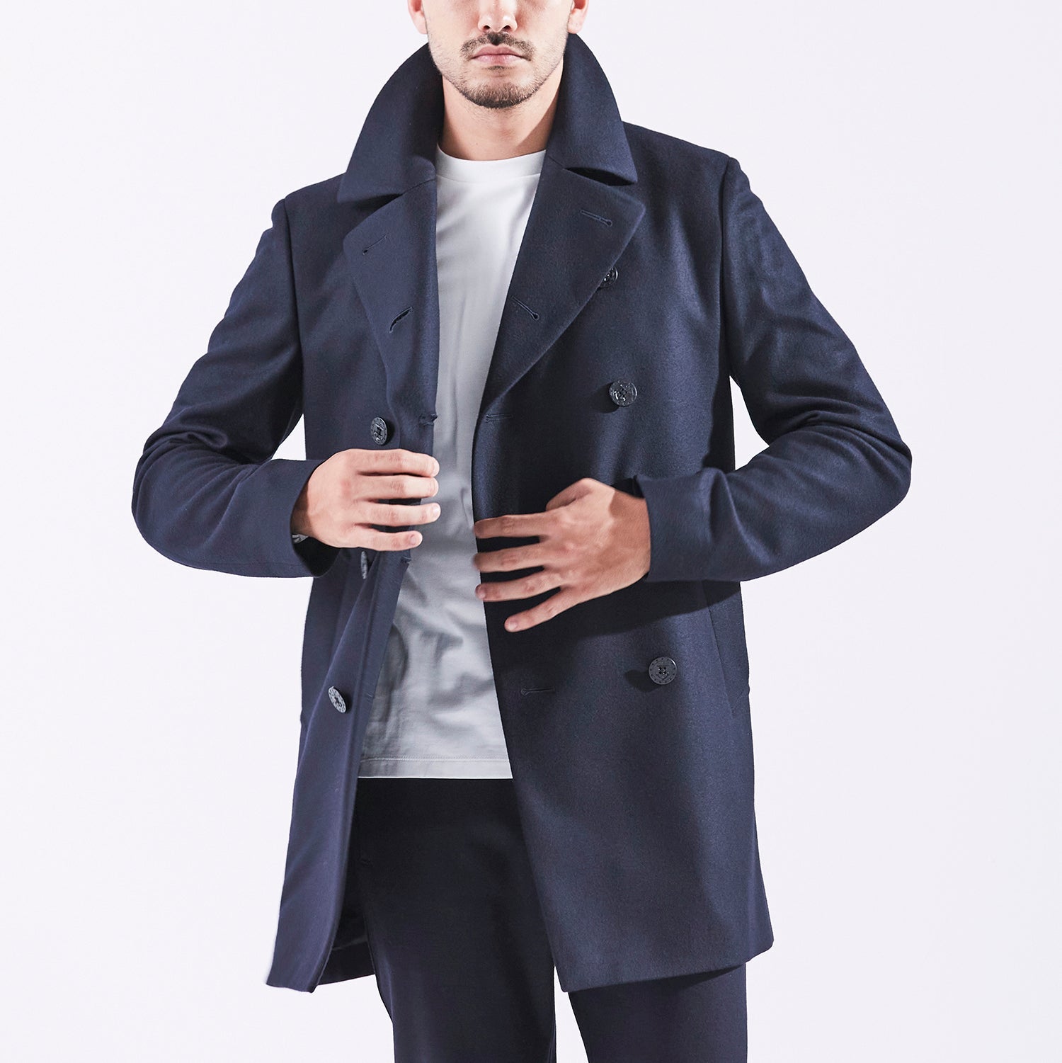 30%off】Platinum14.5 Merino jersey Pコート コスモネイビー – MOVB