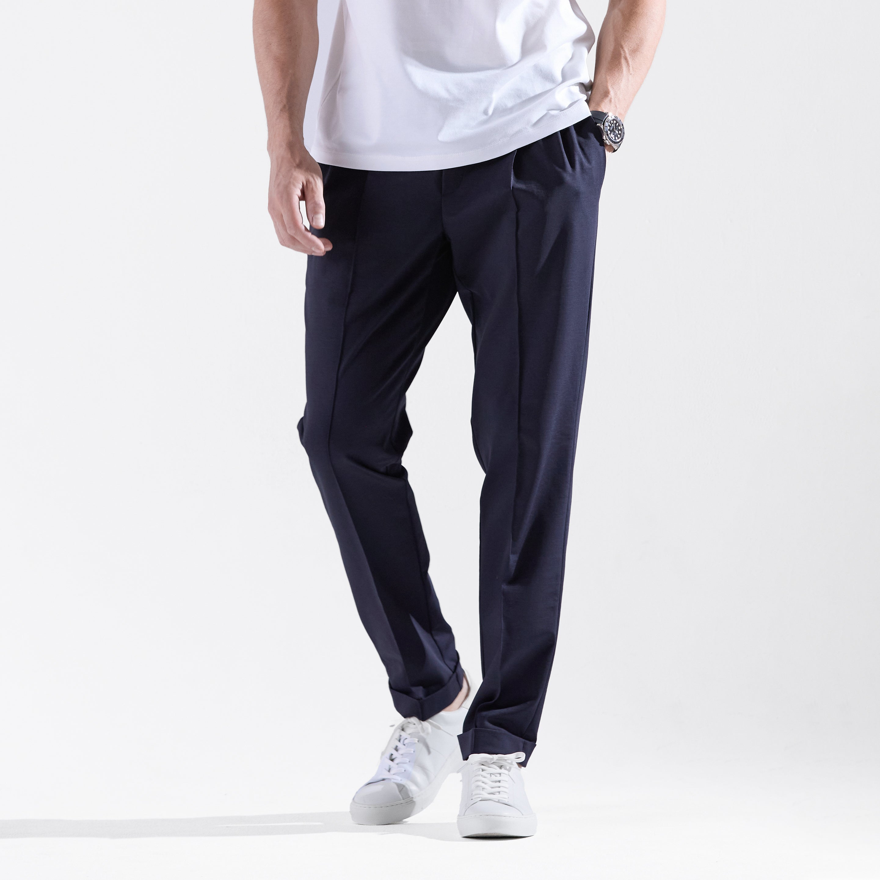 DRKSHDW | DIETRICH COTTON FLEECE PANTS PEARL パンツ Air-Dense Cotton Jersey ラウンジテーパードパンツ