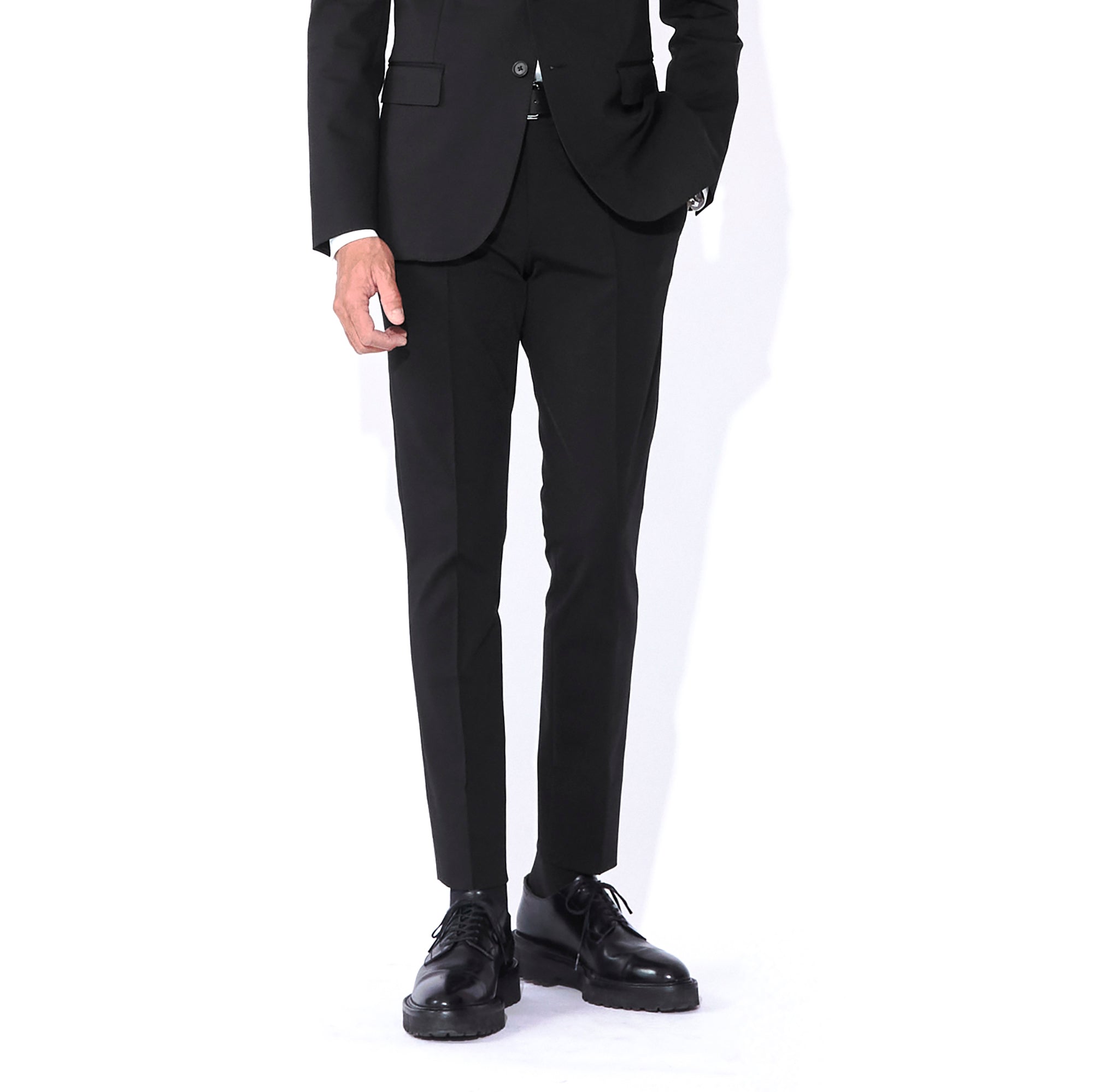 Duplex Cotton Jersey スリムテーパード トラベルスラックス – MOVB