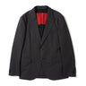 Duplex Cotton Jersey シングル２Bピークド・トラベルジャケット