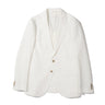 Duplex Cotton Jersey シングル２Bピークド・トラベルジャケット