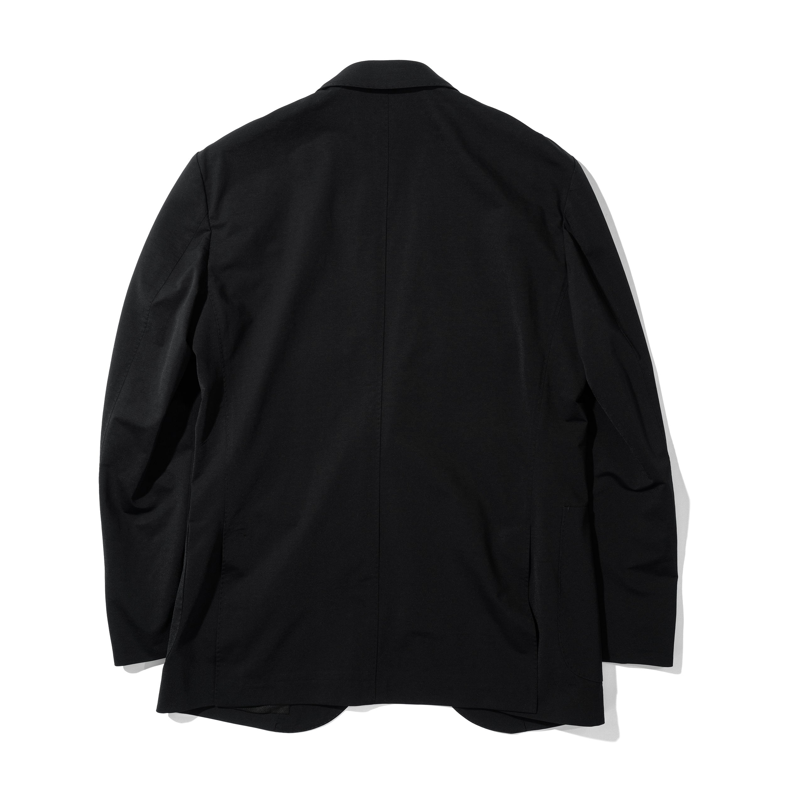 Air-Dense Cotton Jersey シングル2Bテーラードジャケット Black
