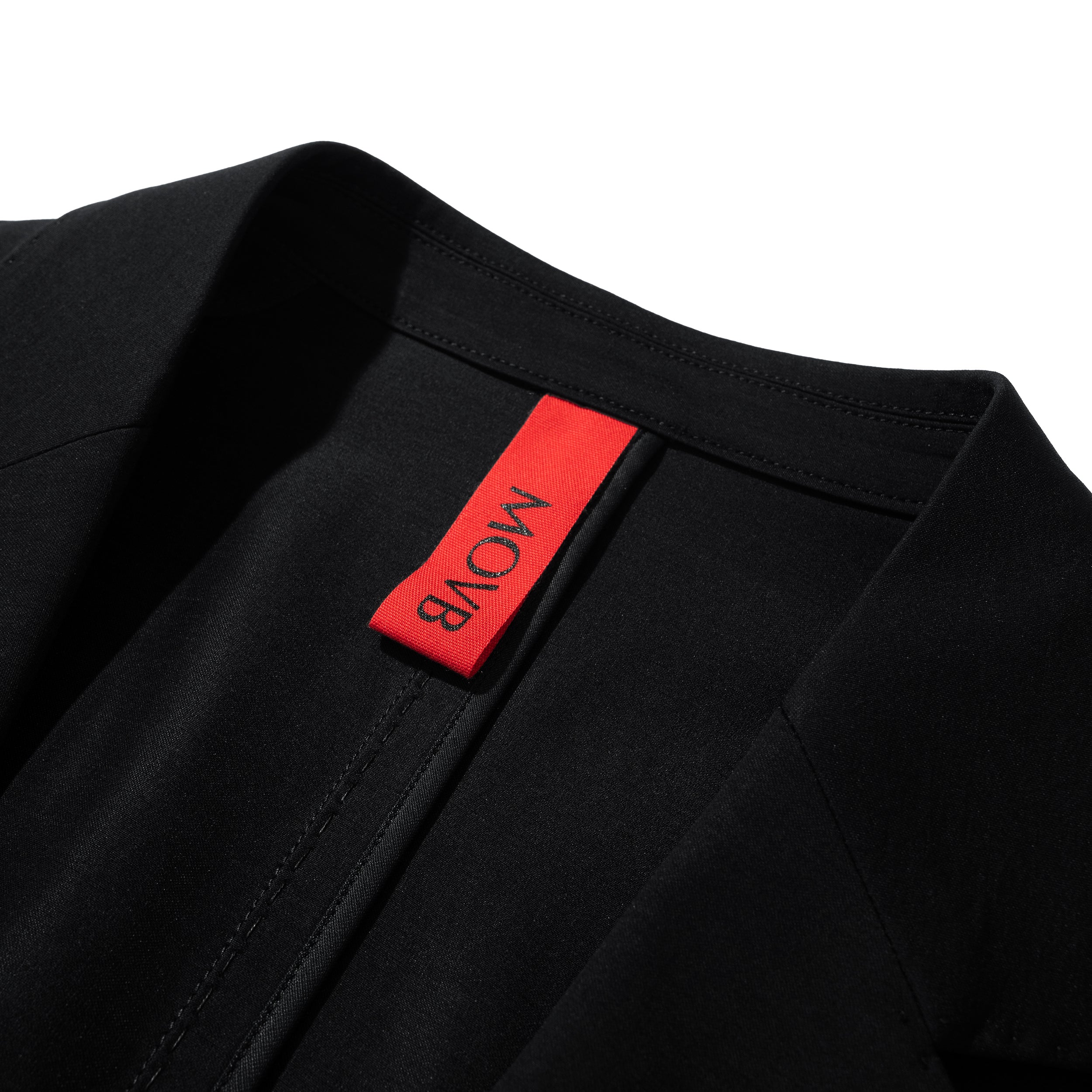Air-Dense Cotton Jersey シングル2Bテーラードジャケット Black