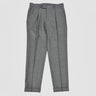 Stretch Wool Top Saxony 1プリーツ テーパードスラックス