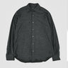 Plated Wool Jersey セミワイドカラーシャツ