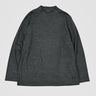 Plated Wool Jersey　モックネック ロンT