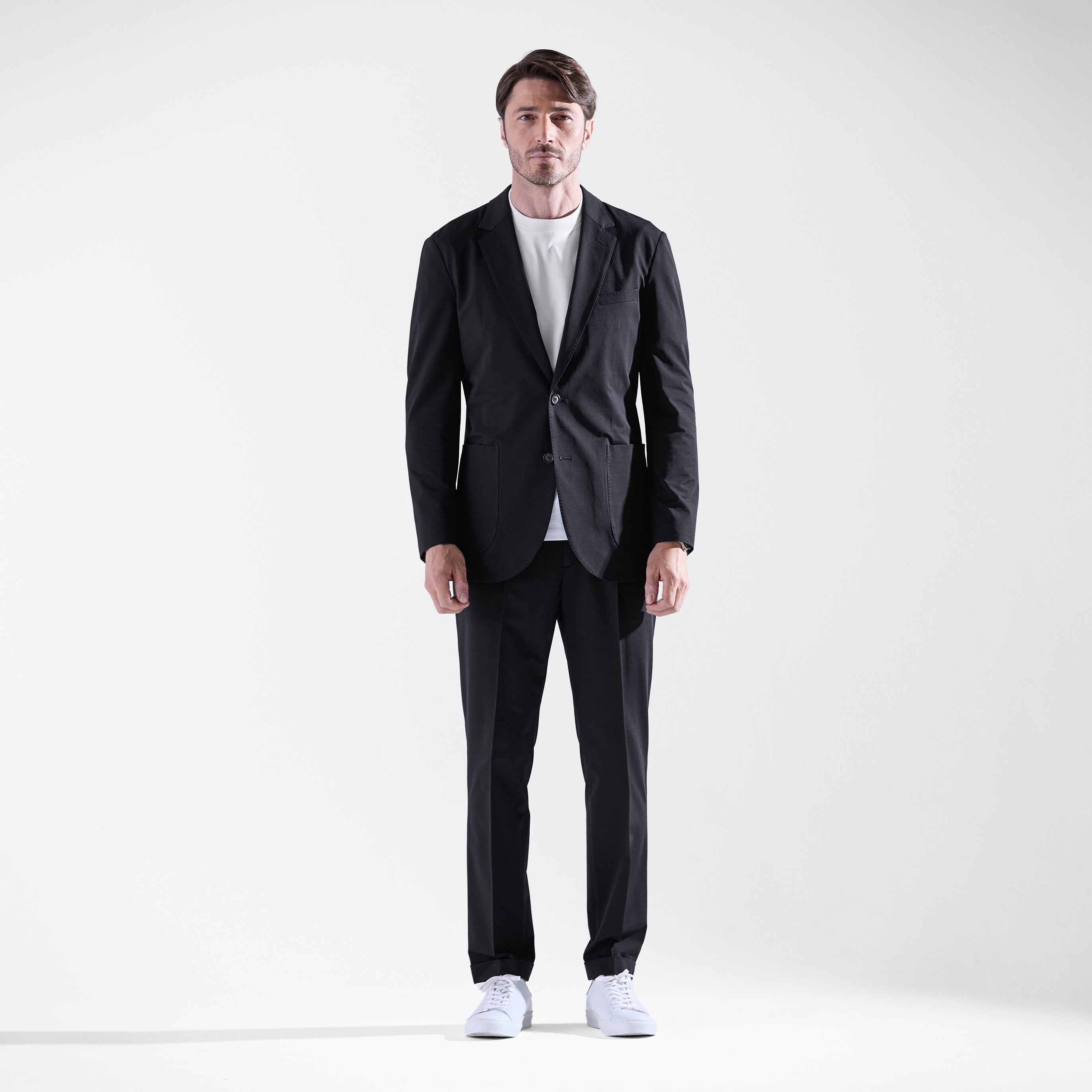 Air-Dense Cotton Jersey シングル2Bテーラードジャケット – MOVB
