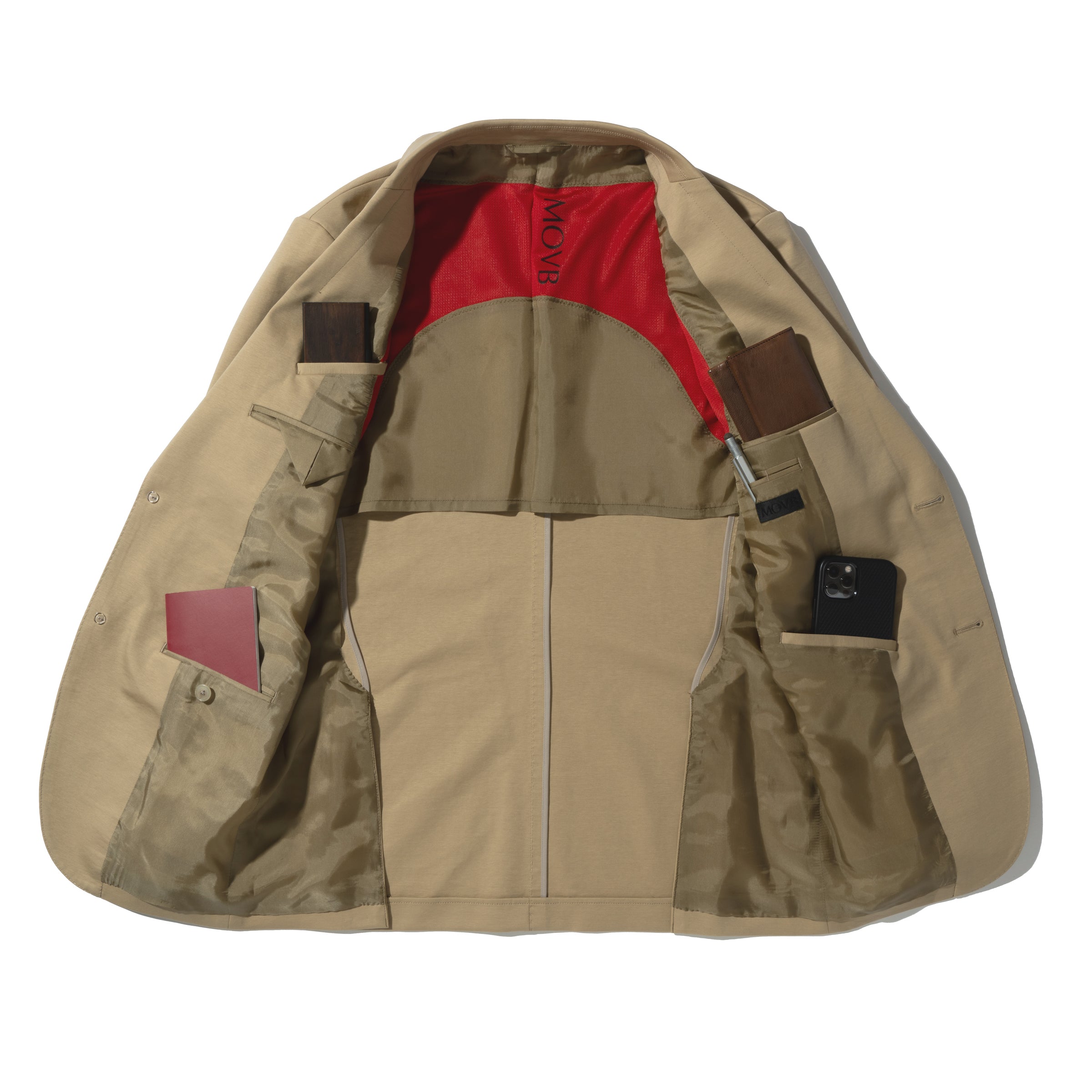 MOVB JK-012HW 3Bクラシックテーラードジャケット サイズ48 Helix Wool Jersey シングル3Bクラシック テーラードジャケット