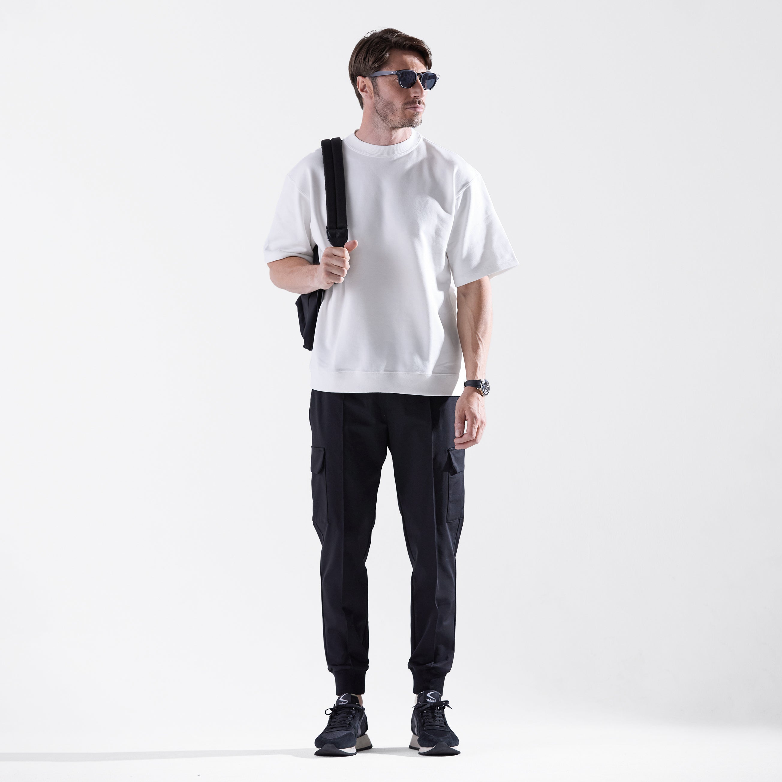 MOVB Real Silky Cotton Jersey フレンチテ Real Silky Cotton Jersey フレンチテリースウェットシャツ