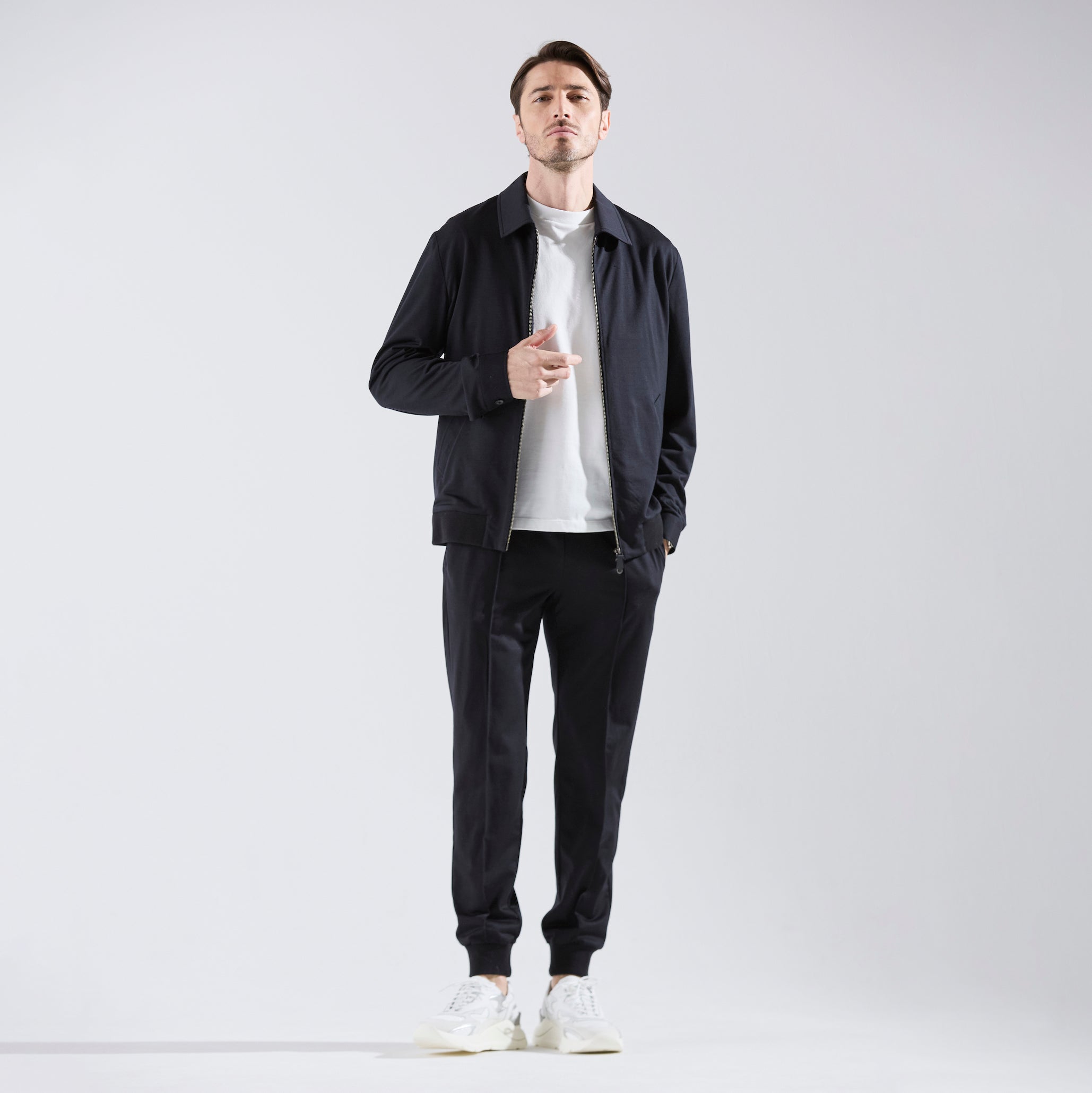 MOVB HELIX WOOLJERSEY ショートパンツ　44 干場　モーブ YouTubeチャンネル「干場義雅のMINIMAL WARDROBEチャンネル」に