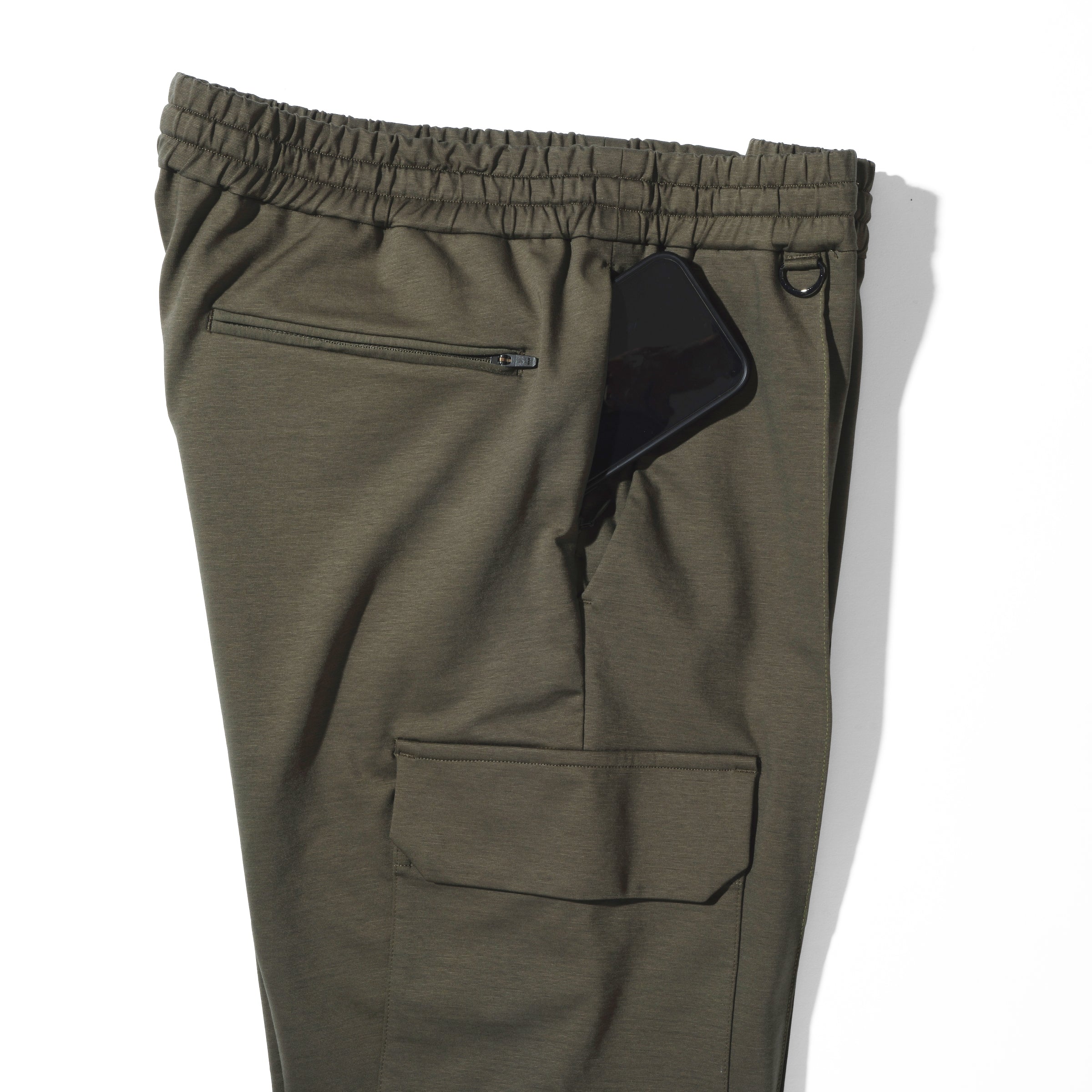 Duplex Cotton Jersey トラベルカーゴジョガー Khaki – MOVB