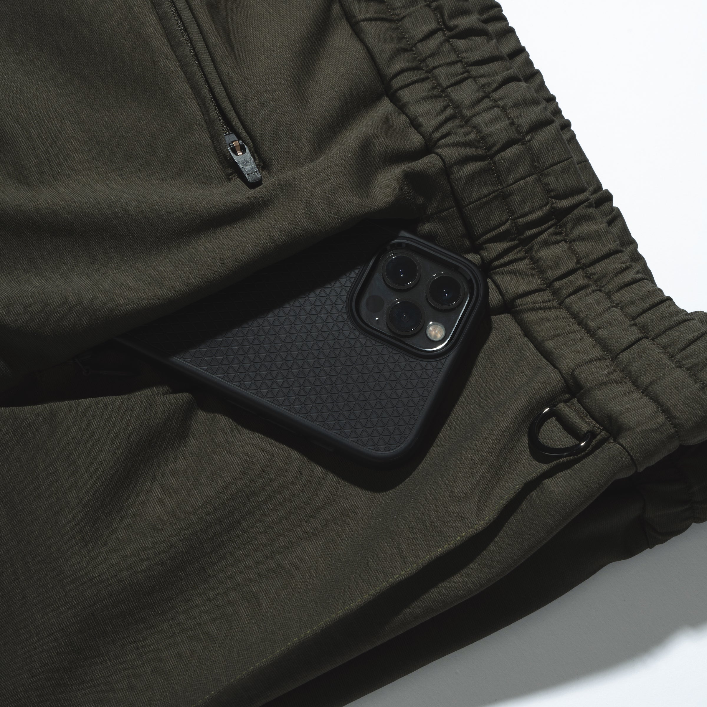 Duplex Cotton Jersey トラベルカーゴジョガー Khaki – MOVB