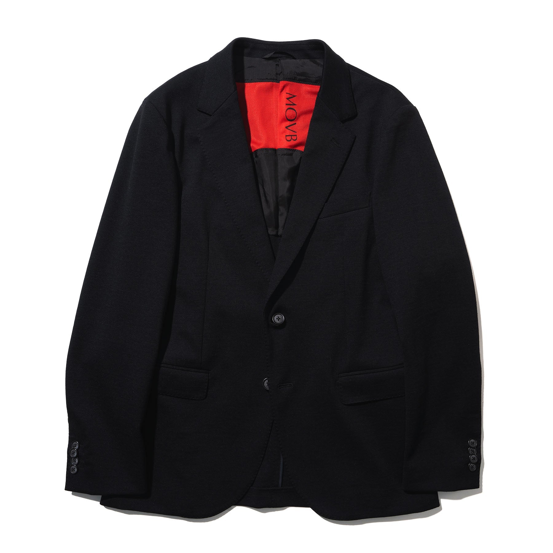 Duplex Wool Jersey シングル2Bノッチド トラベルジャケット – MOVB