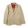 Duplex Cotton Jersey シングル２Bピークド・トラベルジャケット