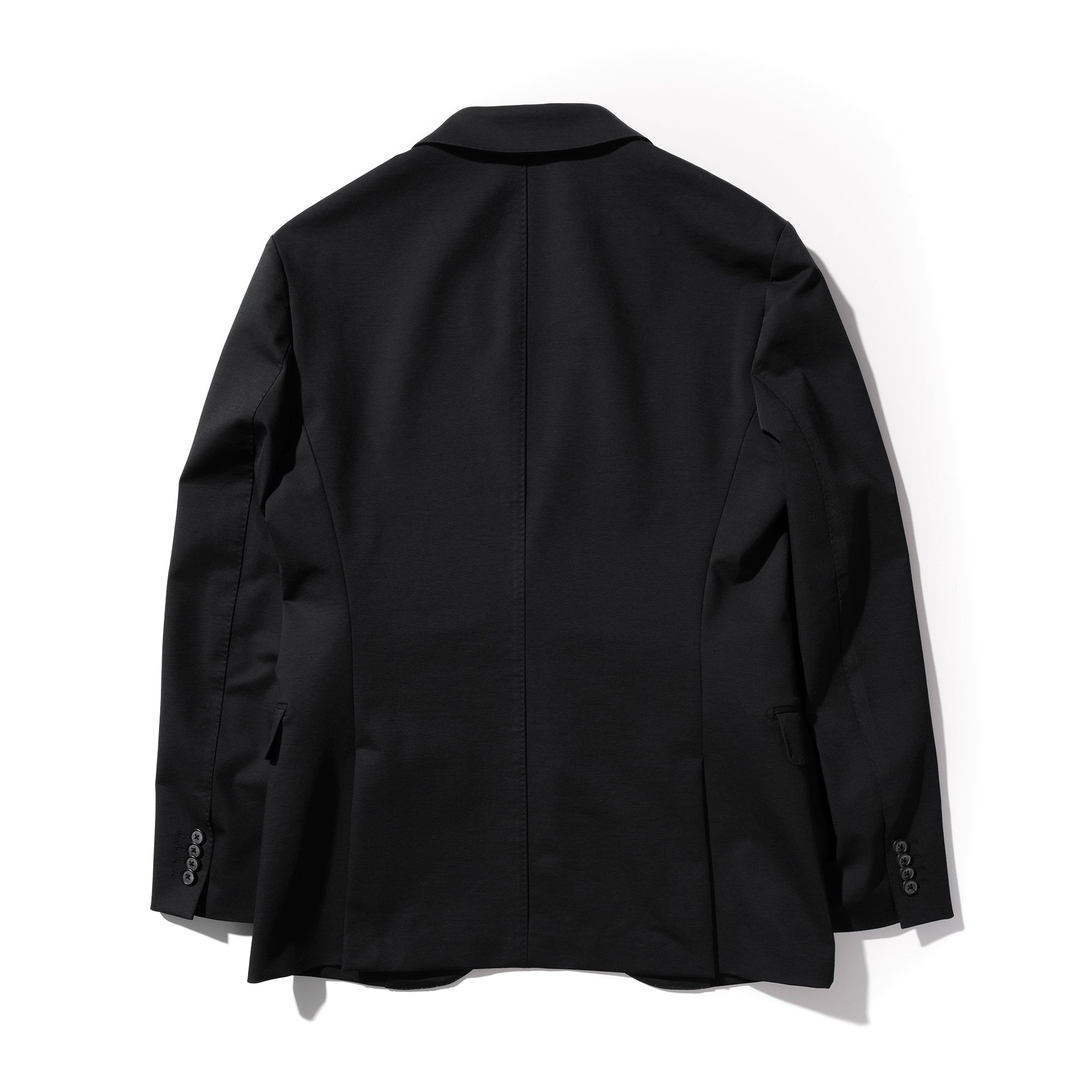 BLACK] Duplex Cotton Jersey シングル２Bノッチド・トラベルジャケット – MOVB