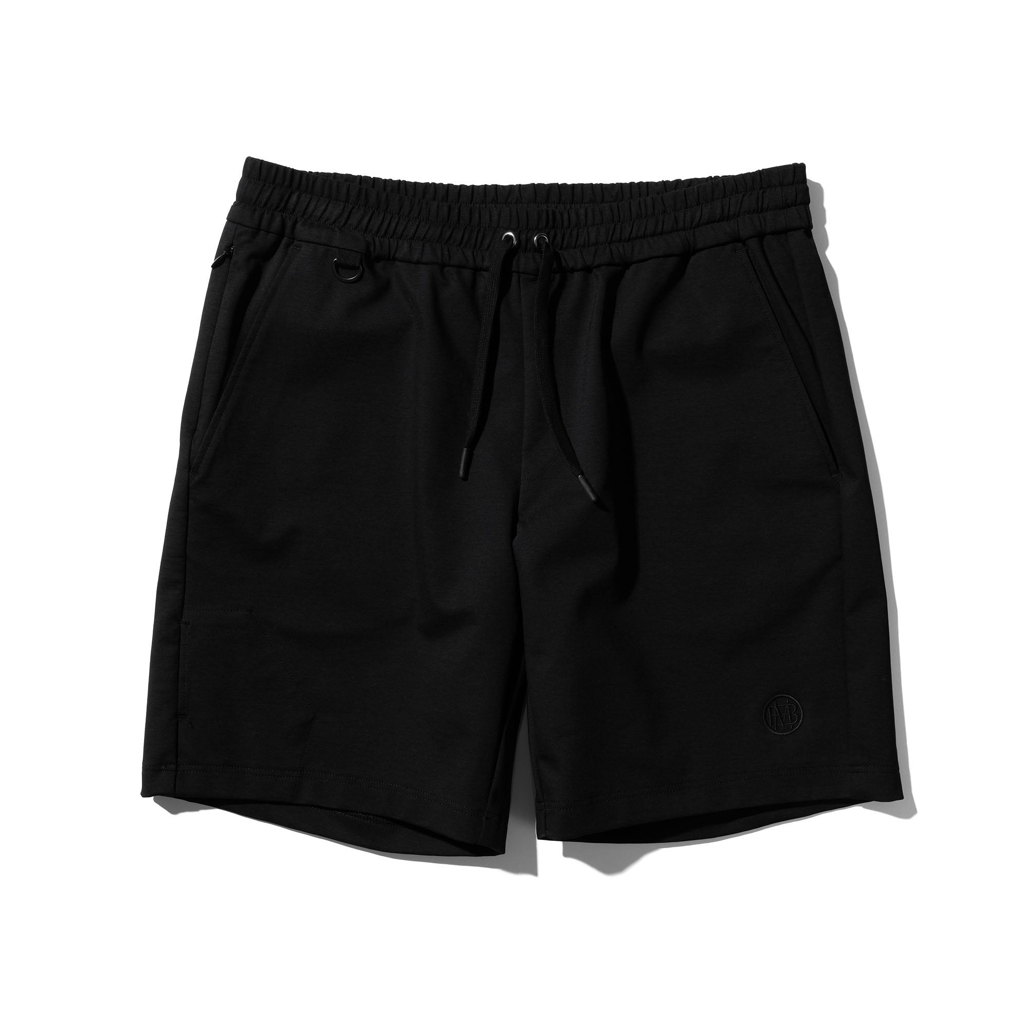 MOVE Duplex Cotton Jersey トラベル ショーツ Mサイズ Duplex Cotton Jersey トラベル ショーツ Black – MOVB