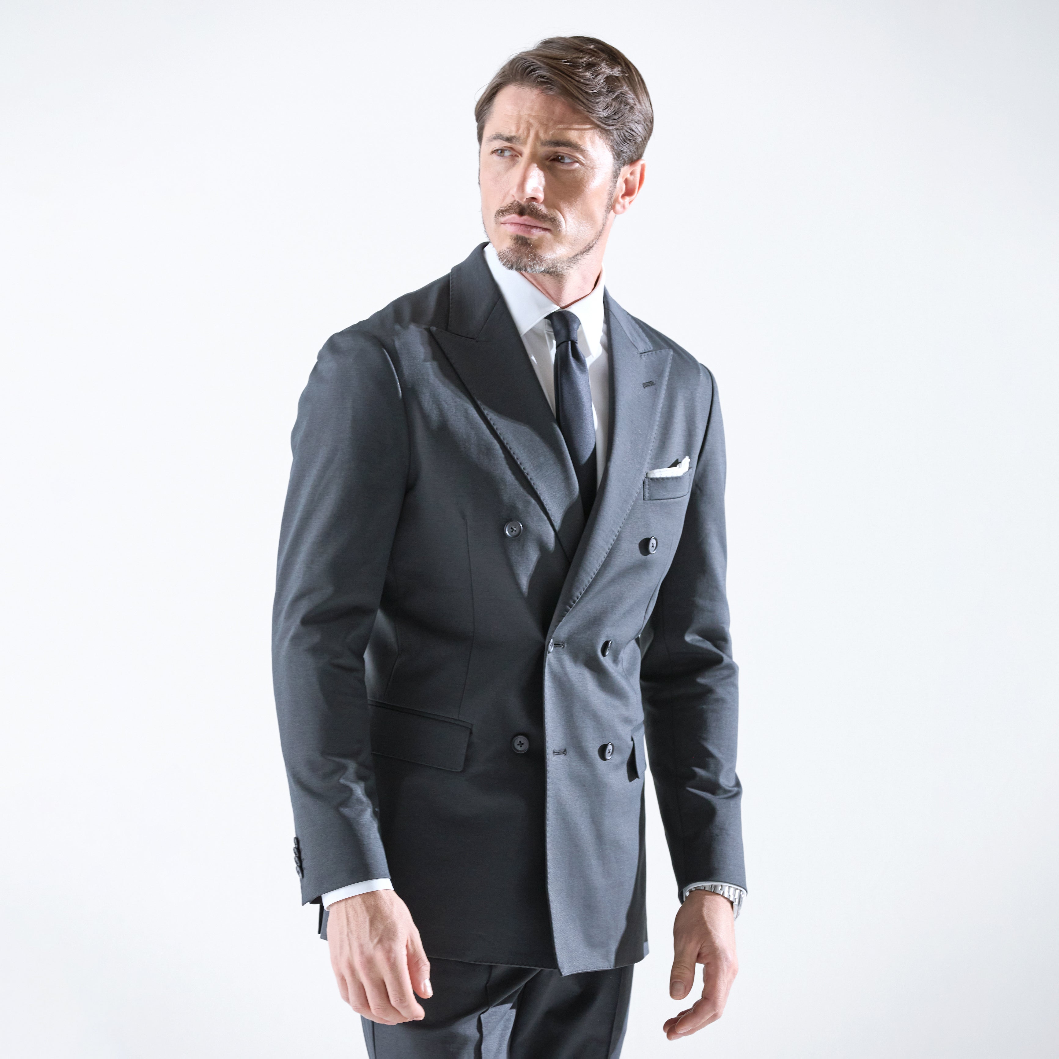 【美品】MOVB Duplex Cotton Jersey トラベルジョガー 灰 Duplex Cotton Jersey スリムトラベルジョガー Graphite Gray – MOVB