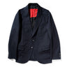 Duplex Cotton Jersey シングル２Bピークド・トラベルジャケット