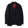 Duplex Cotton Jersey シングル3Bノッチド トラベルジャケット Cosmo Navy