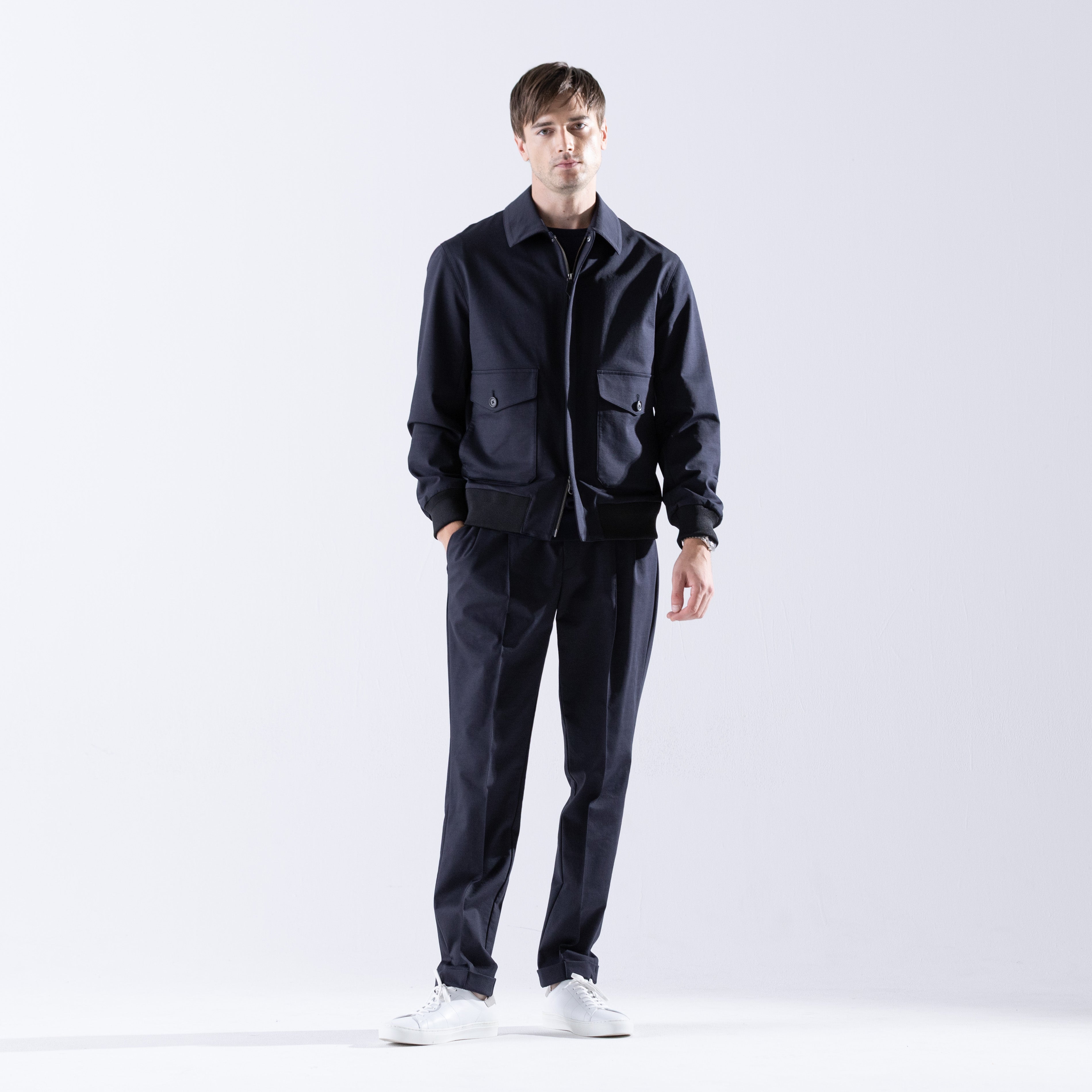 Duplex Cotton Jersey トラベル A-2 フライトジャケット – MOVB