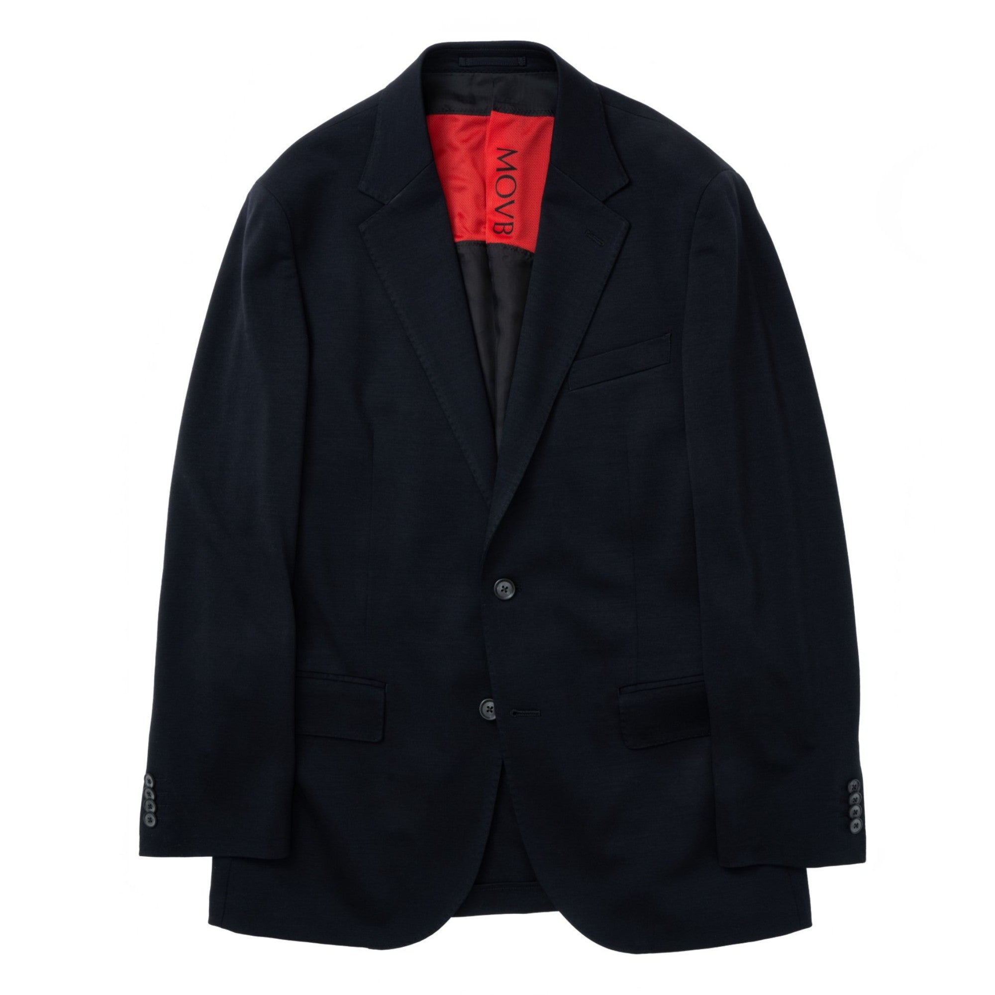 MOVB HELIX WOOL JERSEY シングル テーラードジャケット48 Helix Wool Jersey Plain シングル2Bテーラードジャケット – MOVB