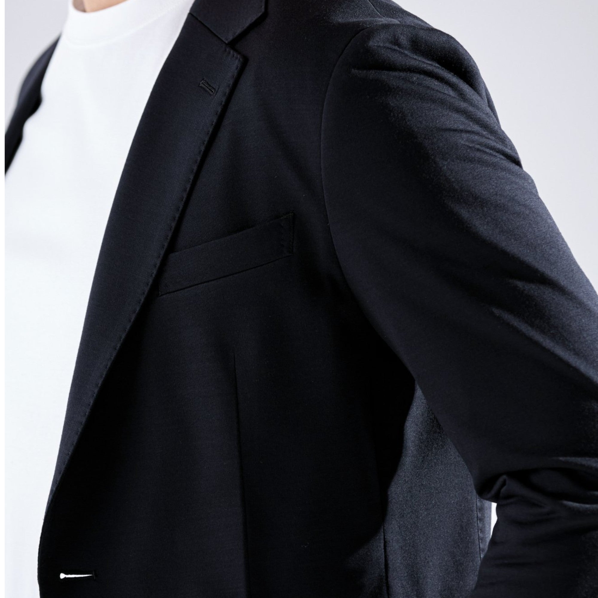 Helix Wool Jersey Plain シングル2Bテーラードジャケット – MOVB
