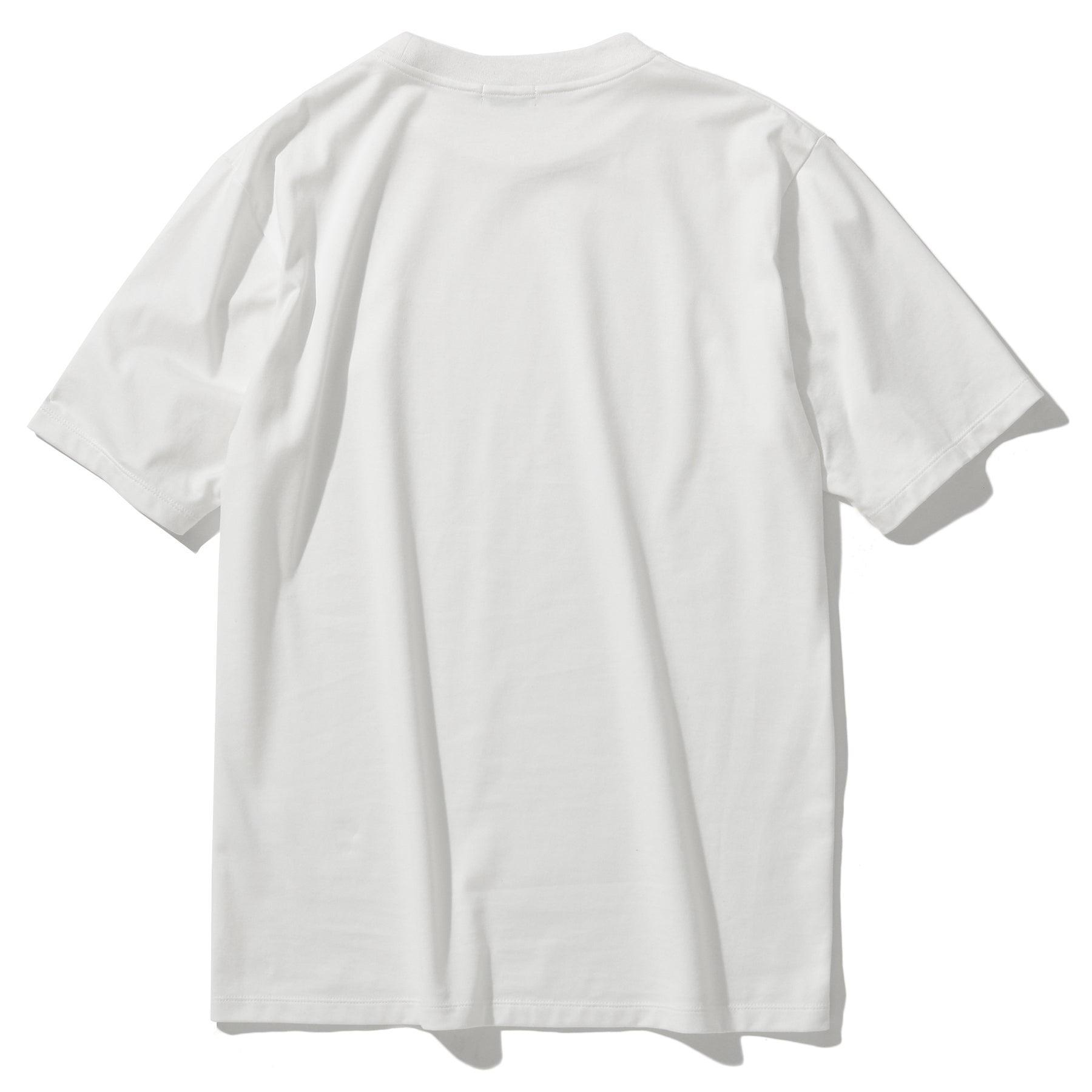 Real Silky Cotton Jersey ジャケットフィットTシャツ ホワイト