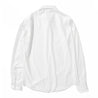 Super Sapphire Cotton Jersey ジャストフィット セミレギュラーカラーシャツ ホワイト