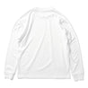 Real Silky Cotton Jersey ジャケットフィット ロングTシャツ ホワイト