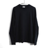 Real Silky Cotton Jersey ジャケットフィット ロングTシャツ コスモネイビー