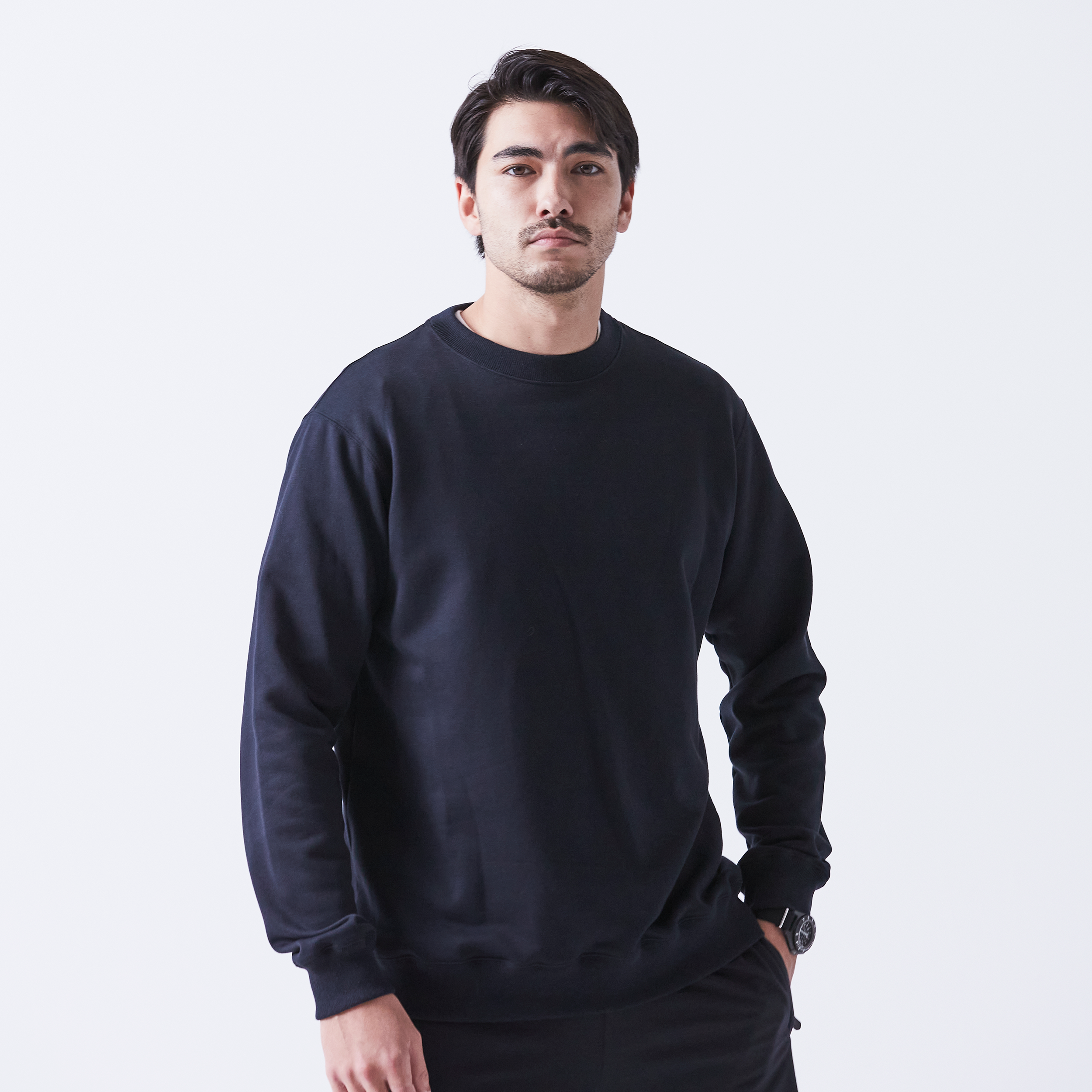 Real Silky Cotton Jersey フレンチテリースウェットシャツ Real Silky Cotton Jersey フレンチテリースウェットシャツ